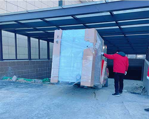 今天石家莊辛集養老院洗衣房設備送貨圖片